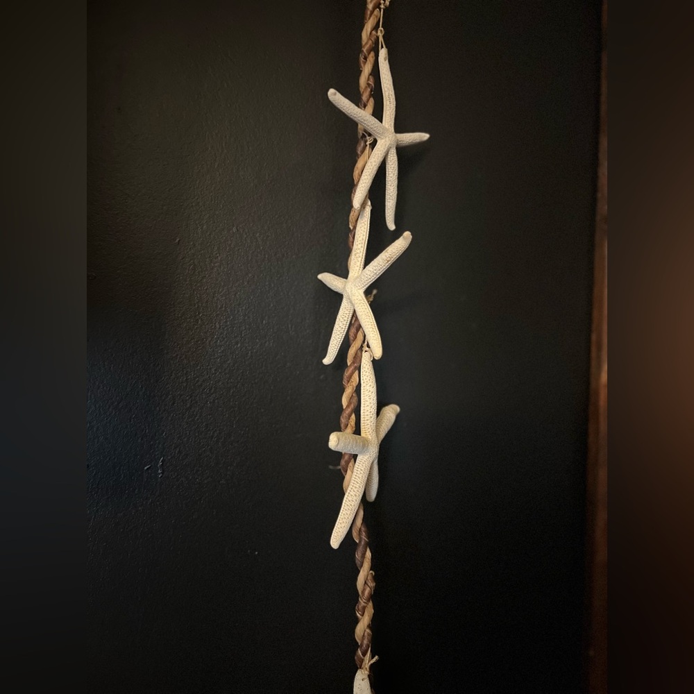 Starfish rope hanging beach theme decor - (*B)